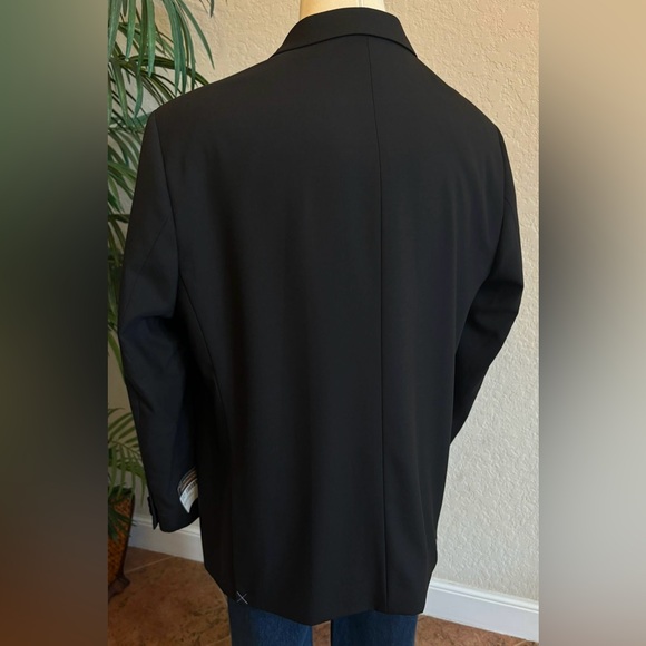 NEW TUXEDO JACKET SIZE 52R BLACK FORMAL EVENING MODERN FIT TUX SUIT COAT - Picture 6 of 10